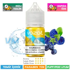 Vozol Likit Blue Razz ice 30ml