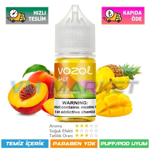 Vozol Likit Mango Peach Pineapple 30ml