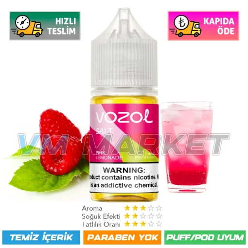 Vozol Likit Pink Lemonade 30ml