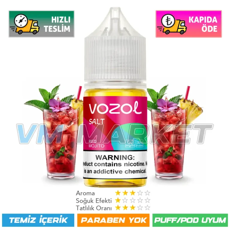 Vozol Likit Red Mojito 30ml