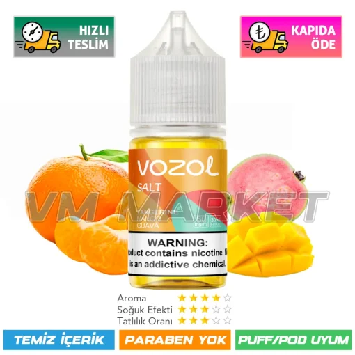 Vozol Likit Tangerine Mango Guava 30ml