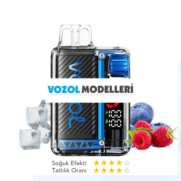 Vozol 20000 Puff Vista Bluerazz ice