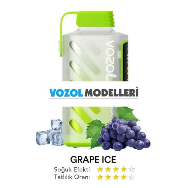 Vozol 20000 Puff Gear Power Grape ice