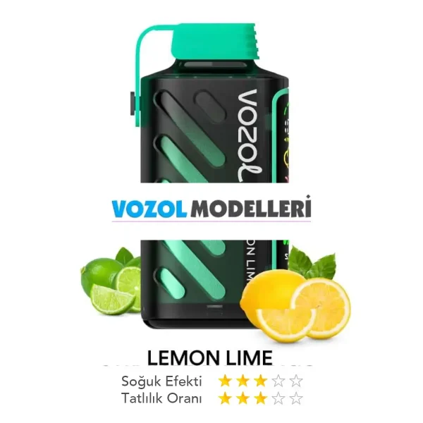 Vozol 20000 Puff Gear Power Lemon Lime
