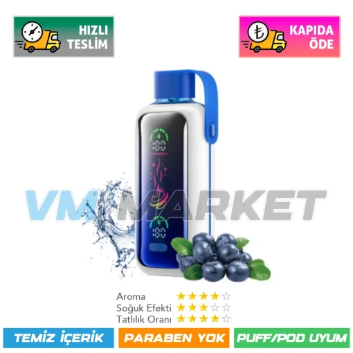 Vozol Star 20000 Puff Blueberry Storm