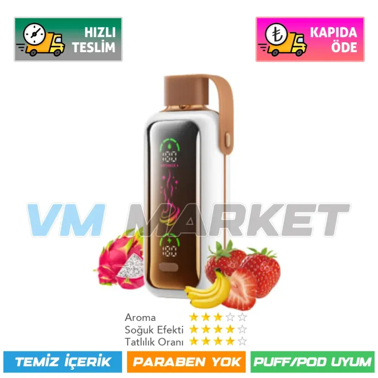 Vozol Star 20000 Puff Dragon Strawnana