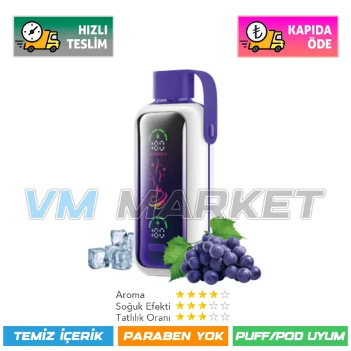 Vozol Star 20000 Puff Grape ice