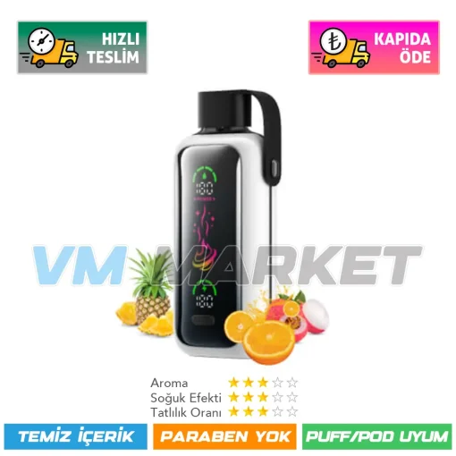 Vozol Star 20000 Puff Orange Pineapple Lychee